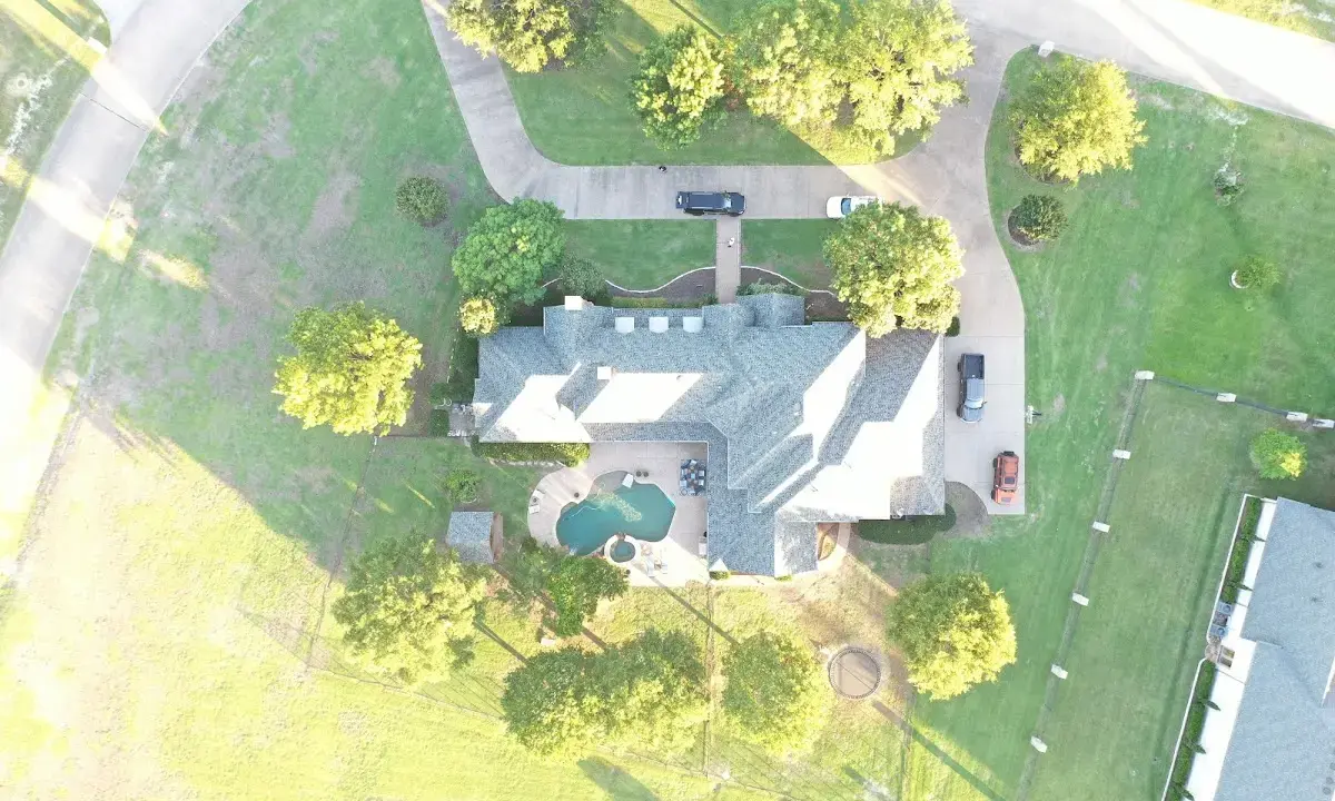 New shingle roof installation on a home in Pontoon Beach